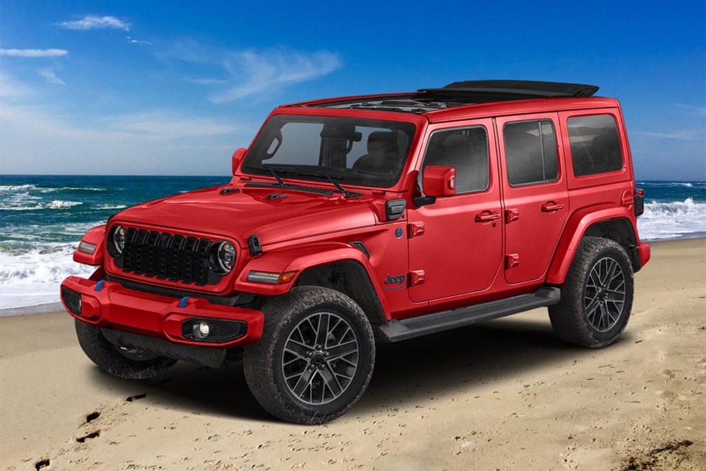 Nantucket Jeep rental with One Touch Roof